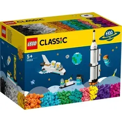 LEGO Classic 11022 XXL Steinebox Erde und Weltraum - Kreatives Bauset mit 1.700 Teilen, 10 Mini-Modellen und Schritt-für-Schritt-Anleitungen für Kinder ab 5 Jahren
