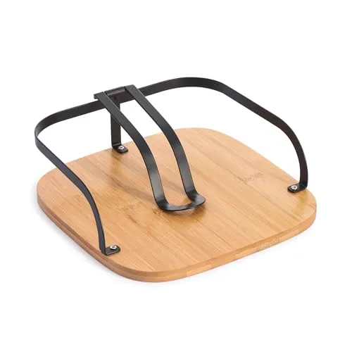 MSV Servietten Halter Kaffee Tasse Servietten Halter Tisch Servietten Halter für Tisch Esszimmer Wohnzimmer Haus Dekoration Schwarz matt Bambus