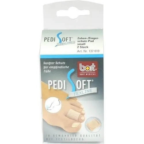 BORT PediSoft TexLine Zeh.Fing.Schutz Pad small 2 St