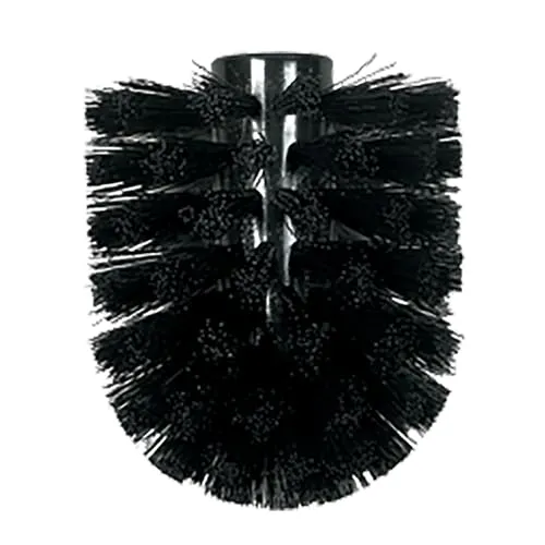 Produktbild Spirella WC Bürste Ersatz Bürstenkopf (ØxH): 8,3 x 10 cm schwarz passend zu den Serien Darwin, Atlanta, Etna, Lemon, Level, Max Light Porzellan, Mero, Opera, Quadro, Retro, Sun&Moon, Sydney, Malibu