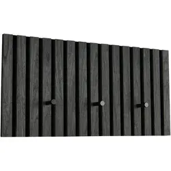 Xora Garderobenpaneel Grace, Grau/Schwarz, 60x30x7 cm