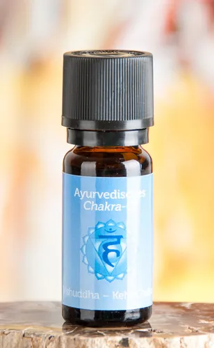 Kehl Chakra Öl 10 ml - Ayurveda Chakraöl 100% reine ätherische Öle - Vishuddha
