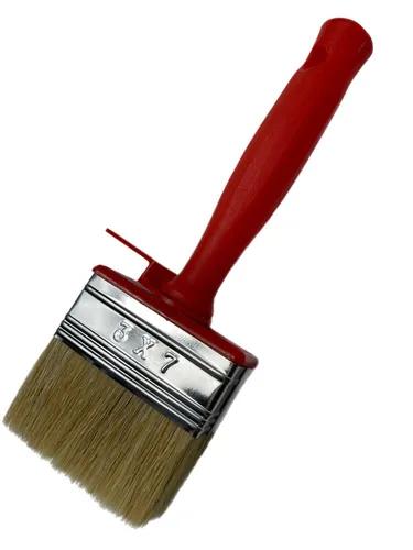 Vago-Tools 24x Flächenstreicher 3x7cm Pinsel - 24 Profi Flächenstreicher (30mm x 70mm) aus Naturborsten, ideal für Renovierungsarbeiten und große Flächen. Ergonomisches Design für müheloses Arbeiten – perfekt für Profis und Heimwerker!