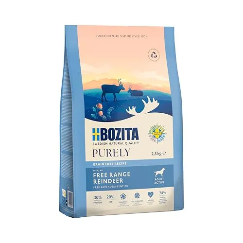Bozita Dog Purely Adult Active Rentier Grain Free 2,5kg von Bozita