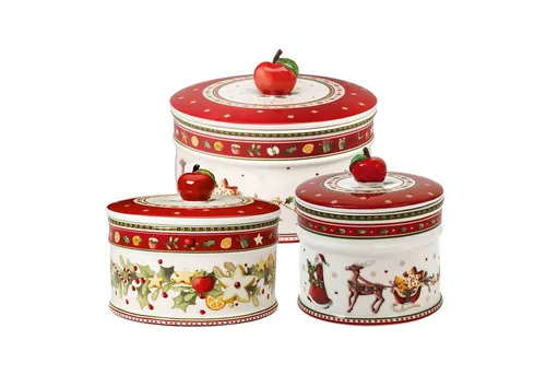 Villeroy & Boch Winter Bakery Delight Gebäckdosen-Set 3-teilig