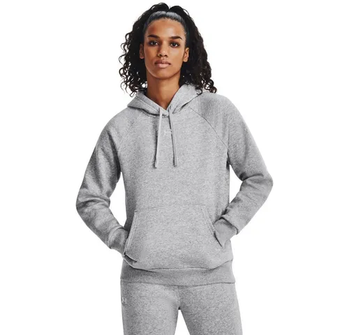 Under Armour Damen UA Rival Fleece Hoodie Shirt - Hochwertiger Hoodie für Damen mit gerippten Bündchen und praktischer Kängurutasche, ideal für Freizeit und Sport.