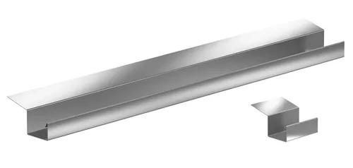 Gartenhaus Verlängerungsset 1,10 Meter Aluminium natur Simpel