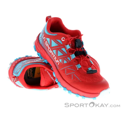 La Sportiva Kinder Bushido II Schuhe (Größe 31, rot) - Laufschuhe für Kinder, leicht und ideal für Trailrunning mit hervorragendem Grip auf anspruchsvollem Terrain.