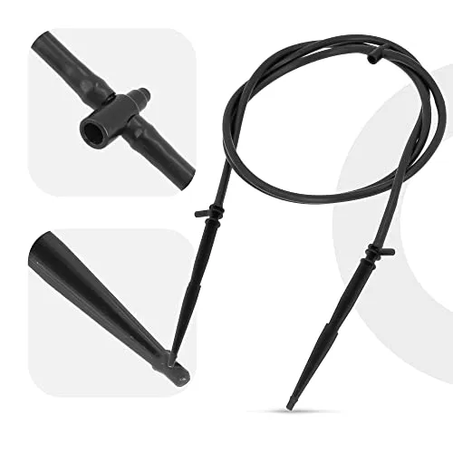 Instalguru 10x 2stk Dripper Emitter Durchgang Tropfer 2-Wege Verteiler+ Slauch Tropfleitung Mikro-Tropfbewässerungs-Set Bewässerungssystem Tropfsystem für Pflanzen Garten Rasen Gewächshaus
