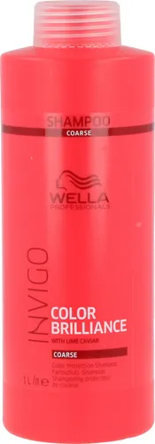 Wella Professionals Invigo Color Brilliance Color Protection Shampoo Shampoo für raues und coloriertes Haar 1000 ml