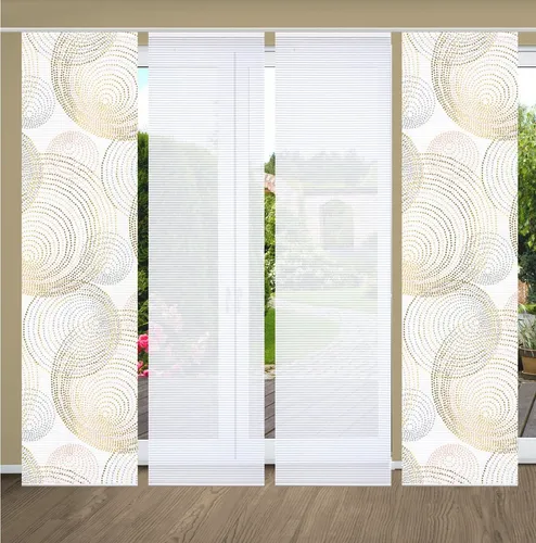 HOME in green Schiebevorhang in gold von HOME in green