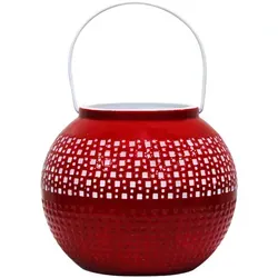 Orientalisches Indisches Windlicht Bamika Rot