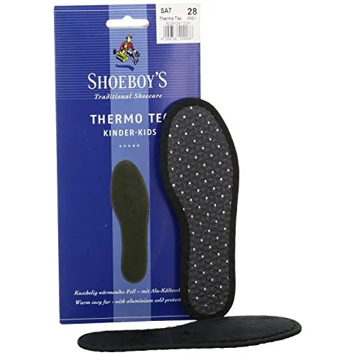 Shoeboy's Thermo Tec KIDS - wärmende Einlegesohle aus Funktionsfaser, hält die Wärme im Schuh - Größe 27, 1 Paar