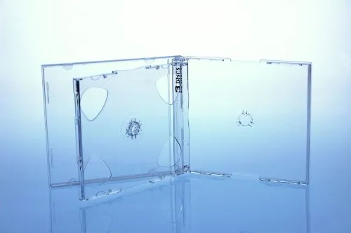 CD/DVD Jewelcase 3fach 3er / Hüllen für 3 Disc/glasklar/transparent 5