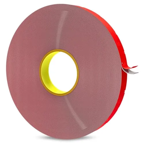 SOLNIT Doppelseitiges Montageband, strapazierfähig, wasserdicht, starker Montageklebstoff, Dekoration für Zuhause, Büro, Auto, Glas, Schild, Wand, hergestellt mit 3 M 4229P (10mm x 33meter)