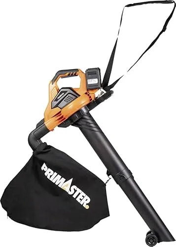 Primaster Akku-Laubsauger/-bläser PMALS 20 TwinPower mit Akku & Ladegerät - Laubsauger & -bläser mit kraftvollem TwinPower-System, ideal für effizientes Laubentfernen und Gartenpflege ohne Kabelsalat.
