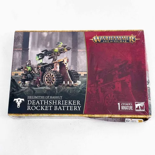 Warhammer Age of Sigmar 82-07 Helsmiths of Hashut Todeskreischer-Raketenbatterie - Hochwertiges Spielzeug für leidenschaftliche Tabletop-Spieler: die Raketenbatterie der Helsmiths of Hashut für strategische Kämpfe in Age of Sigmar.