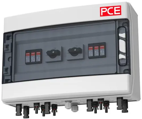 PCE PV-Box Sol-Line DC2-TS-MC-TYP1+2, IP65, grau (090PV039)