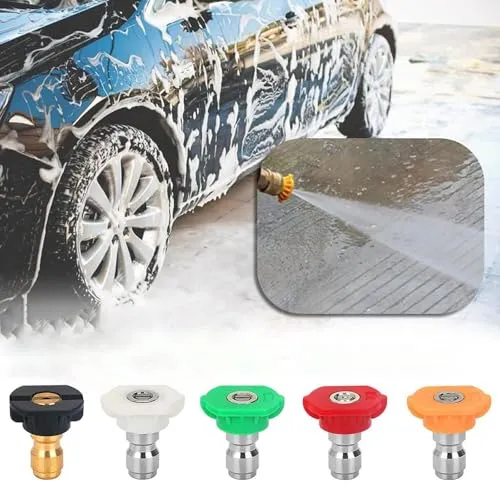 JPGhaha 5 Hochdruckreiniger Düse Messing 1/4