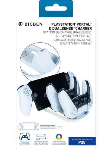 Nacon Gaming 3-in-1 Ladestation für PS5 - Gaming Zubehör: Praktische 3-in-1 Ladestation für PS5, die Controller effizient auflädt und Platz spart.
