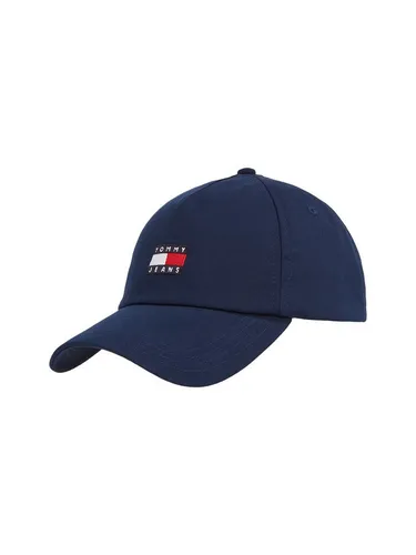 Tommy Jeans Baseball Cap TJM HERITAGE CORE CAP - Stylische Baseball Cap in Dark Night Navy mit großem Logostickerei und praktischem Klemmverschluss für perfekten Sitz und Komfort.