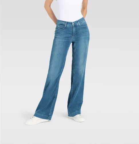 Damen Jeans DREAM WIDE Straight Fit 32/30 - Jeans in Straight Fit mit figurformendem Denim, ideal für trendbewusste Frauen. Weite Beine und klassischer Five-Pocket-Style sorgen für perfekten Komfort und Stil.