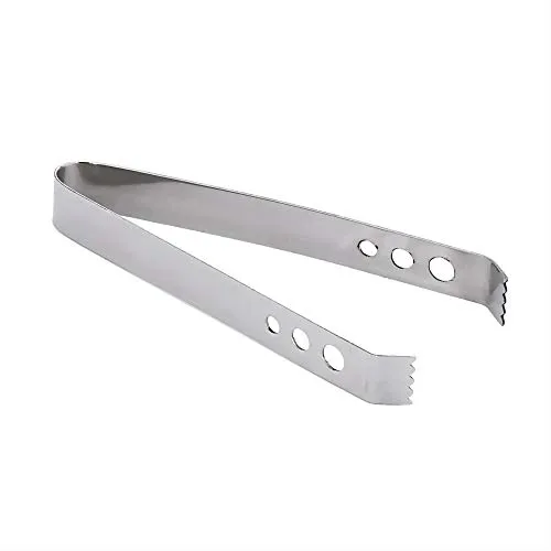 NKlaus Kohlezange Räucherzange Handarbeit Räucherkohle aus Edelstahl Länge 16,5cm 9685