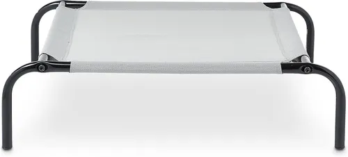 Amazon Basics Kühlendes erhöhtes Hundebett, Größe L in grau von Amazon