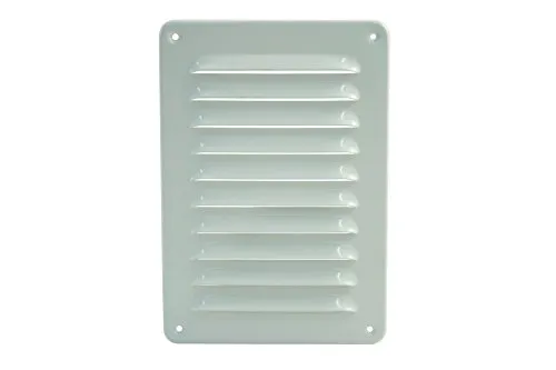 Marley Aluminium Lüftungsgitter Gitter 150x215 weiß wetterfest