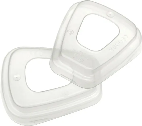 3M 501 Filterdeckel für Einlegefilter 6000 7000 7500 Serie (1 Paar) - Flexibel kombinierbar für optimalen Atemschutz und einfache Montage