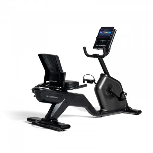 Schwinn Fitness Ergometer 590R grau|schwarz - Fahrradergometer mit 12 Trainingsprogrammen und elektronisch einstellbarem Widerstand für individuelles Training, ideal für Fitness zu Hause.