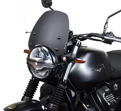 Cupolino Biondi Schwarz Bisatinato Motorrad Guzzi V7 IV Special 2021 2022 2023