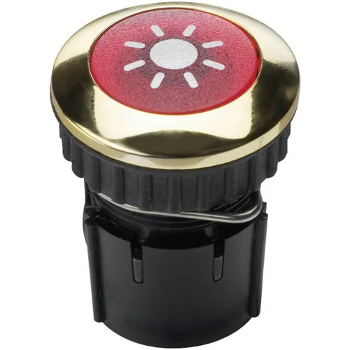 Grothe 63042 Klingeltaster 1fach Gold 12 V/1,5 A