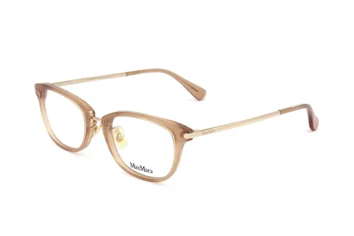 MaxMara MM5043 D 045 SHINY LIGHT BROWN Damen Brille - Klassische Brillenfassung in schickem Braun, ideal für modebewusste Damen, die Stil und Eleganz kombinieren möchten.