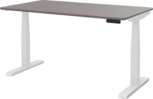 ASSMANN Elektrisch höhenverstellbarer Kinderschreibtisch JUNIOR Curved - Ergonomischer Kinderschreibtisch mit elektrischer Höhenverstellung von 525 bis 1210 mm. Ideal für flexibles Arbeiten und kreatives Lernen. Sicher mit Hinderniserkennung und individueller Speicherfunktion.
