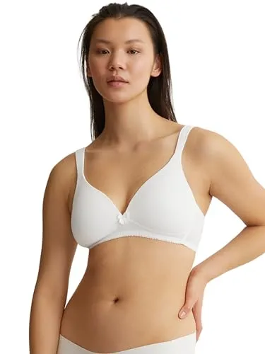 Naturana® BH Damen ohne Bügel - 100% Gepolsterte Träger und nahtlose Cups - Funktionsunterwäsche mit nahtlosen Cups für perfekten Halt und Tragekomfort, ideal unter enganliegender Kleidung - 100% formstabil und pflegeleicht!