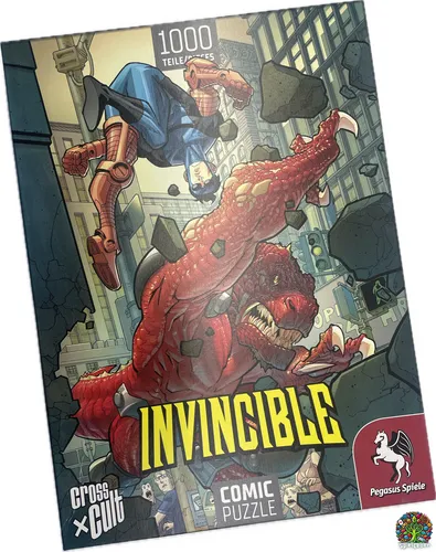 Pegasus Spiele 1000 Puzzle Invincible Comic Superheld Dino Monster Neu/sonstiges