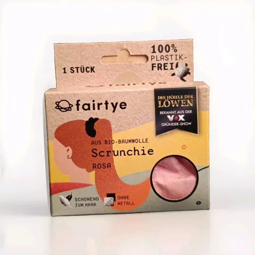 degree Haargummi Fairtye Scrunchie - rosa