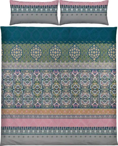 Erwin Müller Bettwäsche Mako-Satin Paisley blau - Hochwertige Bettwäsche aus 100% Baumwolle im eleganten Paisley-Design. Mit praktischem Marken-Reißverschluss und pflegeleicht bei 60°C waschbar. Ideal für eine stilvolle Schlafzimmergestaltung.