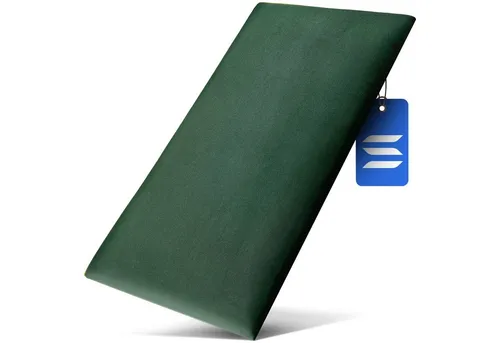 softwalls Kopfteil Wandkissen Samt - Kopfteil - Wandpaneele, Dunkelgrün - 60x30, (1 St., 5 (sehr gut), Schalldämmend