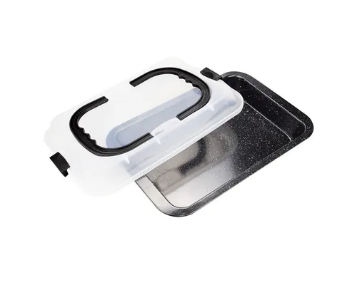 Auflaufform mit Transportdeckel 37 x 25,5 x 5 cm Michelino