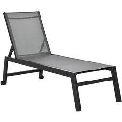 Outsunny Sonnenliege mit 5-stufiger Rückenlehne