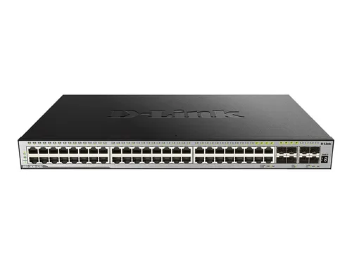 D-LINK G363052TC - 52-Port Gigabit Switch - Netzwerk-Switches mit hoher Leistung und Flexibilität, ideal für kleine bis mittlere Unternehmen. Stack-Technik ermöglicht einfache Skalierung und zentrale Verwaltung.