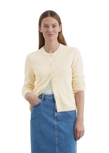 Marc O'Polo Cardigan XL - Supersoft mit Curly-Oberfläche - Stylischer Cardigan aus natürlicher Baumwolle, ideal für gemütliche Stunden. Die feine Curly-Oberfläche und langen Ärmel sorgen für ein angenehmes Tragegefühl.