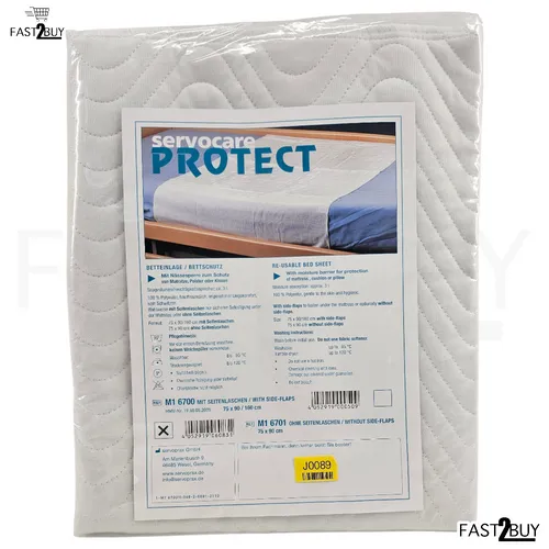 Servocare Protect Bettschutzeinlage ohne Flügel 75 x 90 cm