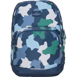 Beckmann Schulrucksack Sport Junior Color Camo - Schulranzen für die 5. Klasse, 30L Volumen, sportliches Design mit Laptopfach und ergonomischer Gewichtsverteilung für optimalen Tragekomfort.