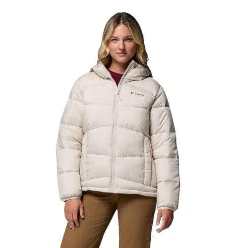 Columbia Damen Fivemile Butte Hooded Jacket - Funktionsjacke mit Omni-Heat Thermoreflektierung und Omni-Shield Repellency, ideal für Wetterbedingungen und umweltfreundlich dank recyceltem Polyester.