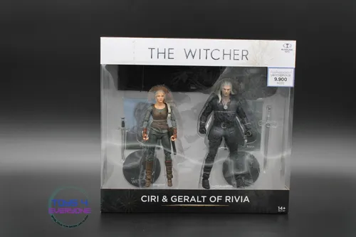 The Witcher Ciri & Geralt of Rivia Limited Edition - Action- & Spielfiguren, limitierte Collector's Edition mit Charakteren aus der beliebten Netflix-Serie, ideal für Fans und Sammler.