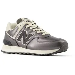 NEW BALANCE Damen 574 Turnschuhe - Größe 37 - Grau - Bequeme Damen Turnschuhe aus Kunstleder und Gummi, ideal für den täglichen Einsatz. Die Regular Passform sorgt für optimalen Komfort und Stil.
