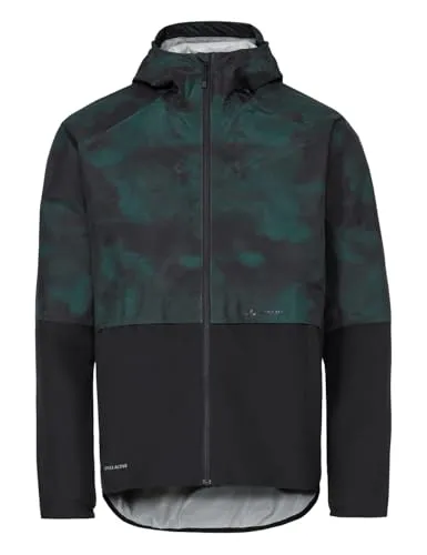 Vaude Herren Loamer Rain Jacke XL in Grün - Vielseitige Mountainbike-Regenjacke aus recyceltem Material, leicht und kompakt – perfekt für jede Wetterlage.